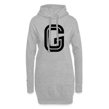 G - Hoodie-Kleid - Grau meliert - Vorne