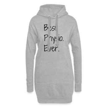 Krankengymnast / Krankengymnastin / Physio / - Hoodie-Kleid - Grau meliert - Vorne
