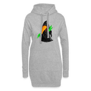 Dark Sittich - Hoodie-Kleid - Grau meliert - Vorne