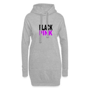 BLACKPINK - Hoodie-Kleid - Grau meliert - Vorne
