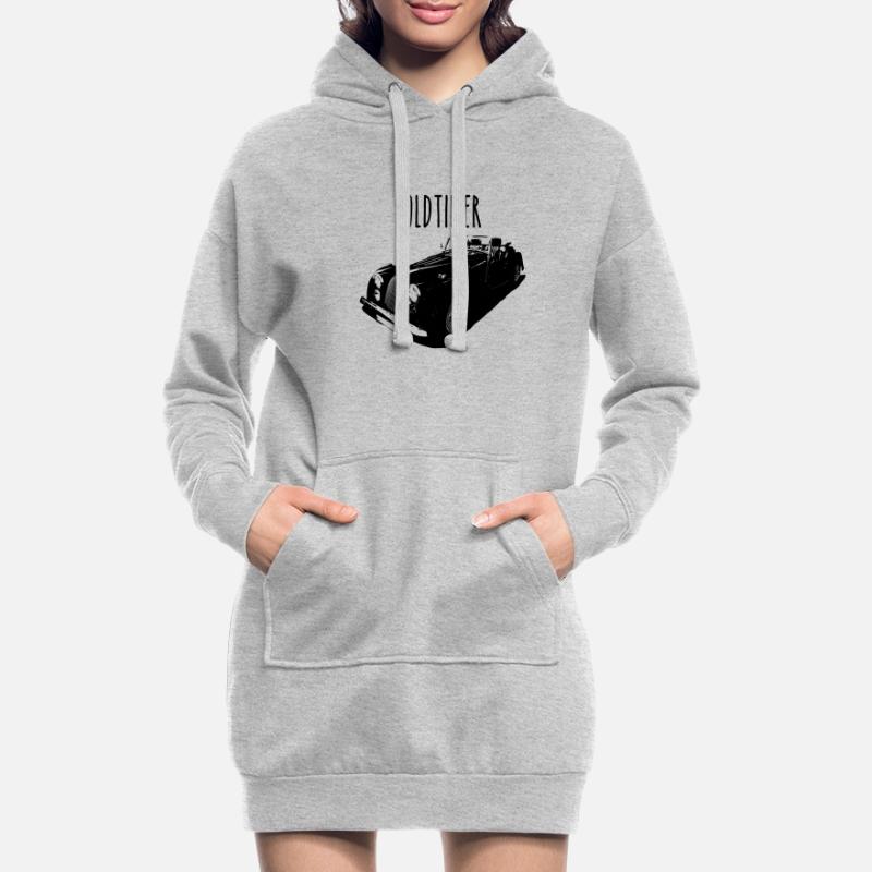 Britischer Oldtimer - Plus4 oder Plus8 Hoodie-Kleid