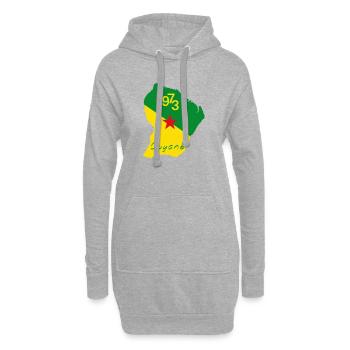 Guyana - Hoodie-Kleid - Grau meliert - Vorne