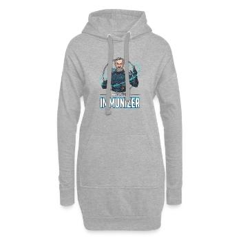 Pasteur Immunizer Armor - Sweat-shirt à capuche long Femme - gris chiné - Devant
