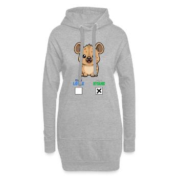 TEAM HYÄNE - Hoodie-Kleid - Grau meliert - Vorne