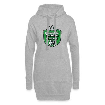 Ich kann nicht, ich habe Wald. - Hoodie-Kleid - Grau meliert - Vorne