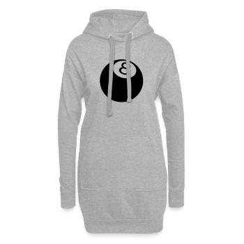 8 Ball - Hoodie Dress - heather grey - Front