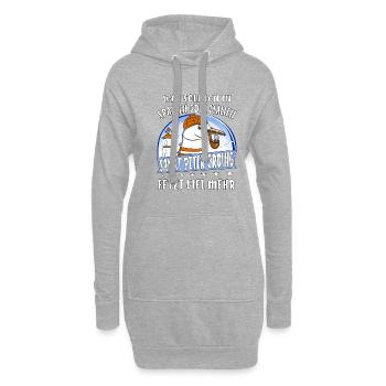 SANKT PETER ORDING - Hoodie-Kleid - Grau meliert - Vorne