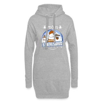 MÖWE MOIN STRALSUND - Hoodie-Kleid - Grau meliert - Vorne