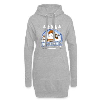 MÖWE MOIN HEILIGENHAFEN - Hoodie-Kleid - Grau meliert - Vorne