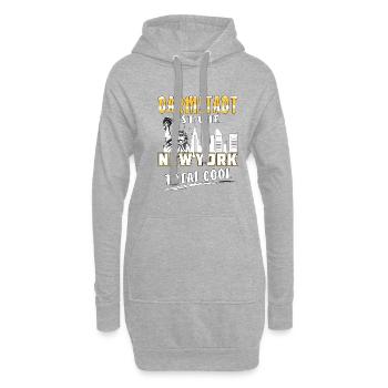 DARMSTADT IST WIE NEW YORK - Hoodie-Kleid - Grau meliert - Vorne