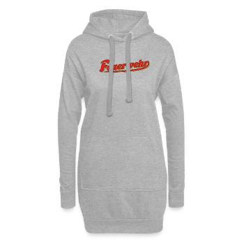 FEUERWEHR - Hoodie-Kleid - Grau meliert - Vorne
