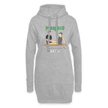 PHYSIO ZUSAMMEN BLEIBEN WIR AKTIV - Hoodie-Kleid - Grau meliert - Vorne