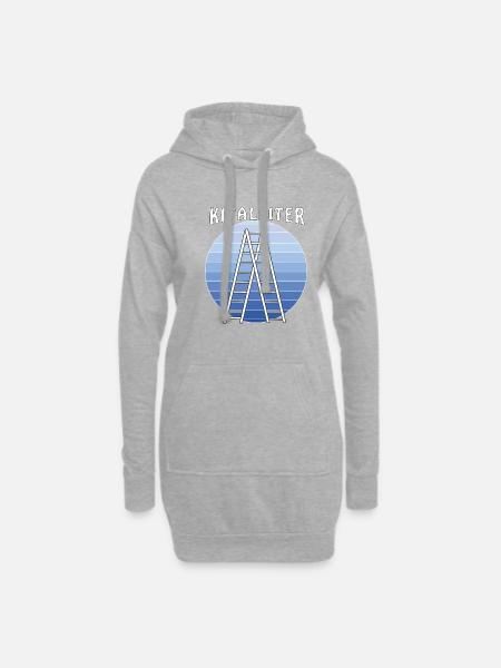 KITALEITER - Hoodie-Kleid - Grau meliert