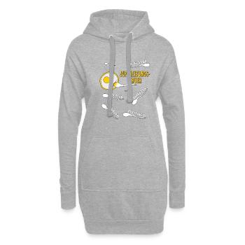 INGÉNIEUR EN CHAUFFAGE DE L’AIR - Sweat-shirt à capuche long Femme - gris chiné - Devant