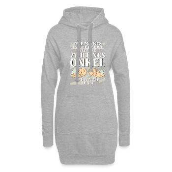 ZWILLINGS ONKEL - Hoodie-Kleid - Grau meliert - Vorne