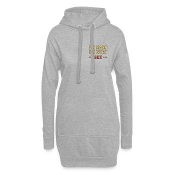 EIN MANN EIN WORT SEX - Hoodie-Kleid - Grau meliert - Vorne