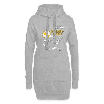 SCHALLSCHUTZISOLIERER - Hoodie-Kleid - Grau meliert - Vorne
