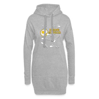 SCHILDERHERSTELLER - Hoodie-Kleid - Grau meliert - Vorne