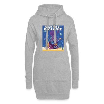 MEERES-BIOLOGIE - Hoodie-Kleid - Grau meliert - Vorne