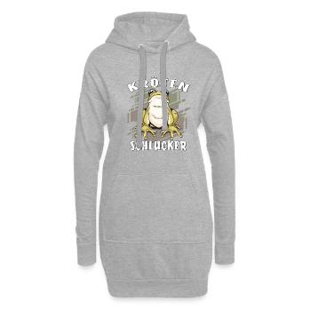 KRÖTEN SCHLUCKER - Hoodie-Kleid - Grau meliert - Vorne