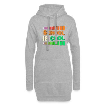 SCHOOL IS COOL - Hoodie-Kleid - Grau meliert - Vorne