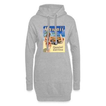 HAWAII Special Edition - Hoodie-Kleid - Grau meliert - Vorne