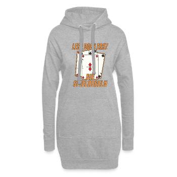 LESE DOCH ERST DIE SPIELREGELN - Hoodie-Kleid - Grau meliert - Vorne