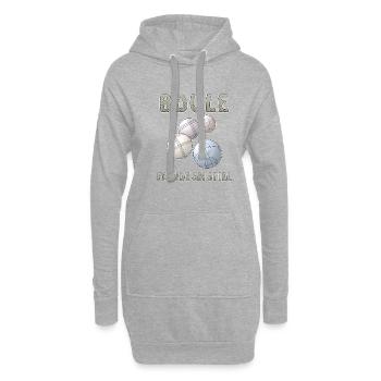 BOULE FREUDE AM SPIEL - Hoodie-Kleid - Grau meliert - Vorne