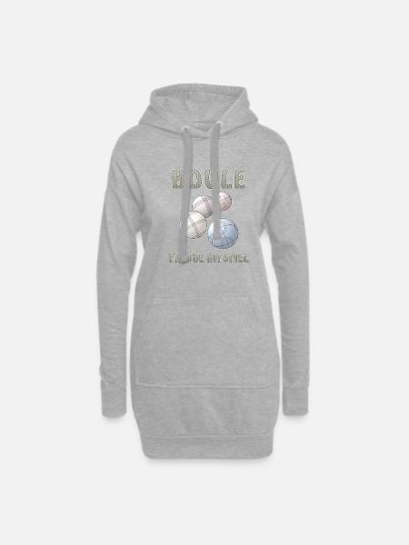 BOULE FREUDE AM SPIEL - Hoodie-Kleid - Grau meliert