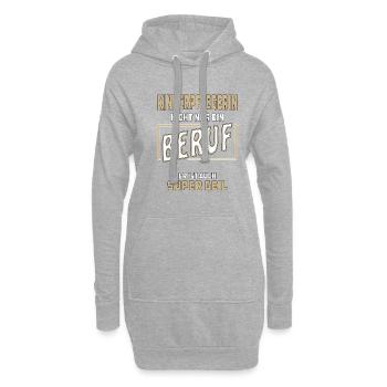 KINDERPFLEGERIN NICHT NUR EIN BERUF - Hoodie-Kleid - Grau meliert - Vorne