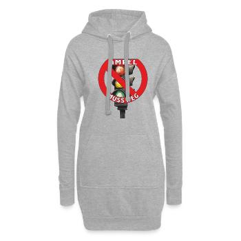 AMPEL MUSS WEG 2 - Hoodie-Kleid - Grau meliert - Vorne
