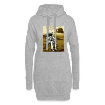 ASTRONAUT OUT OF THIS WORLD - Hoodie-Kleid - Grau meliert - Vorne