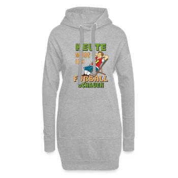 LIEGESTUHL MANN HEUTE MUSS ICH FUßBALL SCHAUEN - Hoodie-Kleid - Grau meliert - Vorne