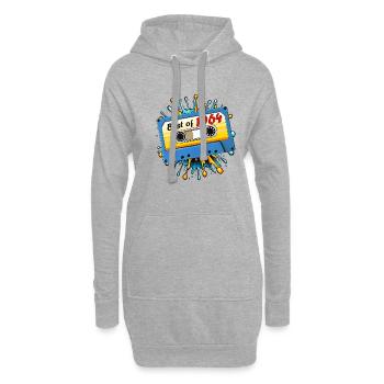 1964 MUSIKKASETTE BEST OF - Hoodie-Kleid - Grau meliert - Vorne