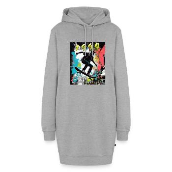 1994 SKAETER Born in the best year - Hoodie-Kleid - Grau meliert - Vorne