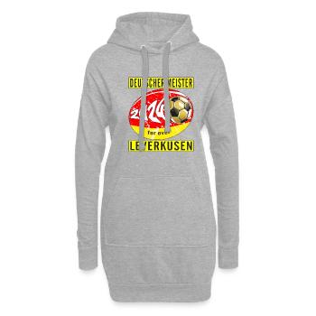 CHAMPION D’ALLEMAGNE LEVERKUSEN FOR EVER - Sweat-shirt à capuche long Femme - gris chiné - Devant