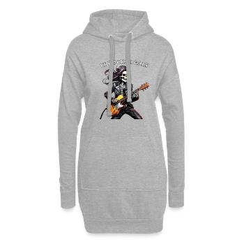 MUSIKER IT ROCKS AGAIN - Hoodie-Kleid - Grau meliert - Vorne