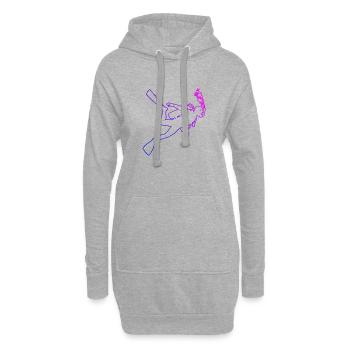 Herren Scuba Tauchen Diving Taucher Scuba Taucher - Hoodie-Kleid - Grau meliert - Vorne
