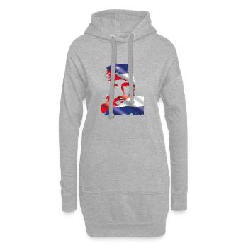 Castro - Hoodie-Kleid - Grau meliert - Vorne