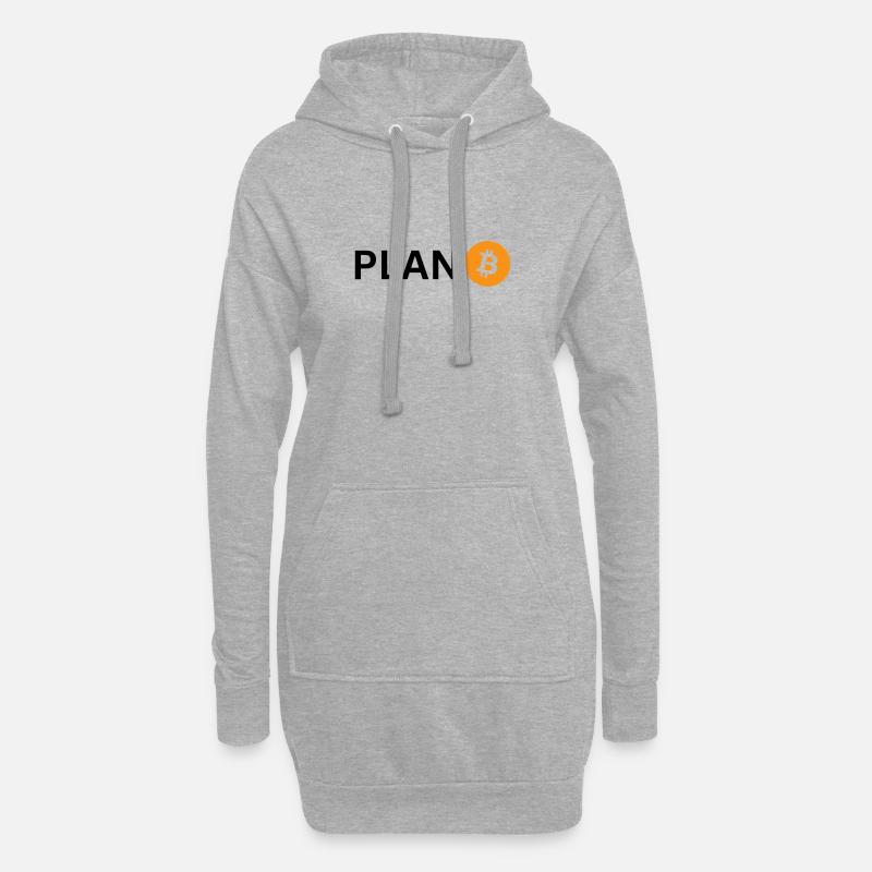 Plan B - Hoodie-Kleid - Grau meliert