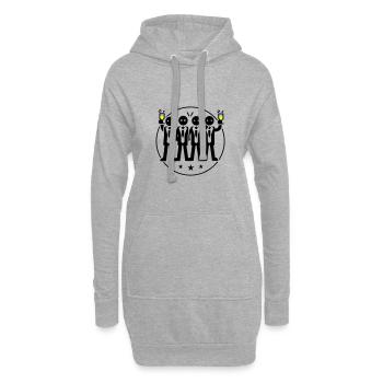 Bachelor Groom Team Bachelors - Sweat-shirt à capuche long Femme - gris chiné - Devant