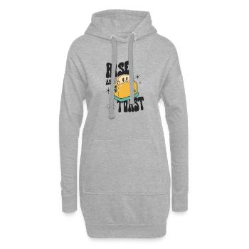 Rise and Toast - Hoodie-Kleid - Grau meliert - Vorne