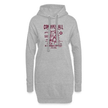 FITNESS & MOVEMENT - Fitness & Training Shirt - Hoodie-Kleid - Grau meliert - Vorne