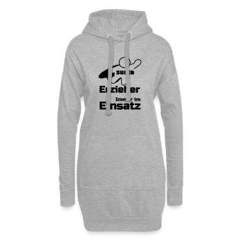 Super Erzieher Geschenk - Hoodie-Kleid - Grau meliert - Vorne