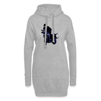 Enduro - Hoodie-Kleid - Grau meliert - Vorne