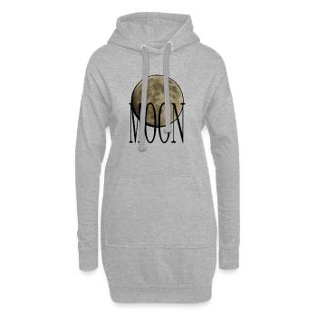 Cradle - Natural Moon - Hoodie Dress - heather grey - Front