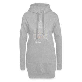 Wien, Kunstmuseum KHM, Handzeichnung Österreich - Hoodie-Kleid - Grau meliert - Vorne