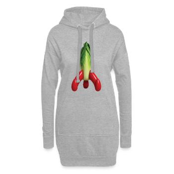 BELGAPOLLO – Belgien - Hoodie-Kleid - Grau meliert - Vorne