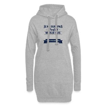 Je Ne Suis Pas Parfait Mais Je Suis Et C Est Pr... - Sweat-shirt à capuche long Femme - gris chiné - Devant