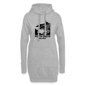 Porto Cristo - Hoodie-Kleid - Grau meliert - Vorne